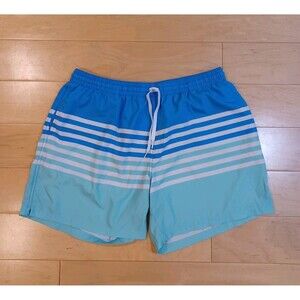 Chubbies The On the Horizons Swim Trunks 5.5" Shorts 2XL Blue White Beach Summer